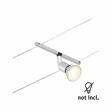 PAULMANN Lankový systém Salt matný chrom bez zdroje světla max. 10W GU5,3 DC 60VA 944.43