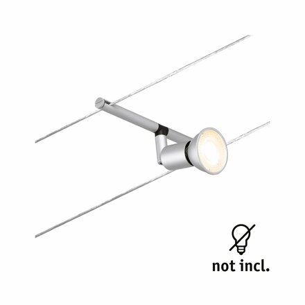 PAULMANN Lankový systém Salt matný chrom bez zdroje světla max. 10W GU5,3 DC 60VA 944.43