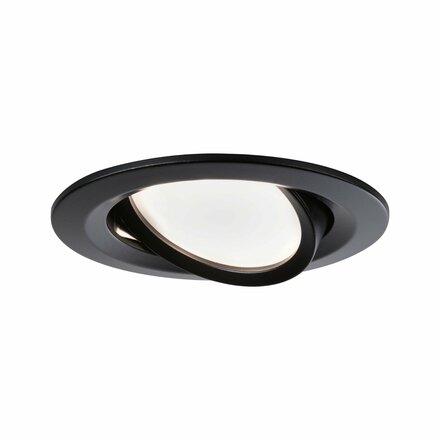 PAULMANN LED vestavné svítidlo Nova kruhové 3x6,5W teplá bílá černá/mat výklopné 3ks sada 944.71