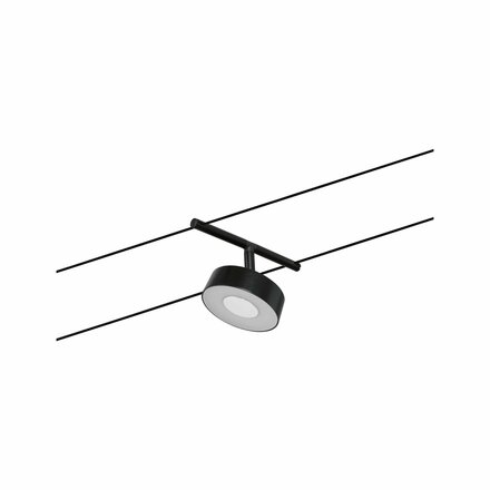 PAULMANN LED lankový systém Circle základní sada 5x5W 3000K 230/12V černá mat/chrom