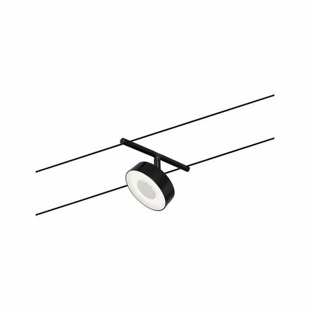 PAULMANN LED lankový systém Circle základní sada 5x5W 3000K 230/12V černá mat/chrom