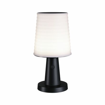 PAULMANN Solární LED stolní lampa Ilanga IP44 2700K antracit