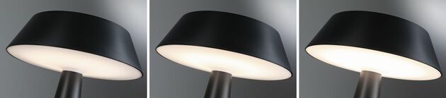 PAULMANN Solární LED stolní lampa Soala 2700K 2,1W antracit