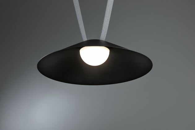 PAULMANN ULine LED závěsné svítidlo Cone 12W 350mm 3000K černá