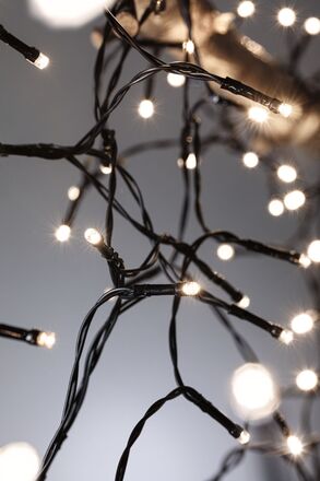 PAULMANN Plug &amp; Shine LED světelný řetěz Yuna teplá bílá 7,4m IP44 1,3W černá