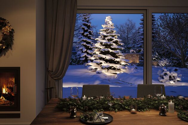 PAULMANN Plug &amp; Shine LED světelný řetěz Yuna teplá bílá 12,4m IP44 2,5W černá