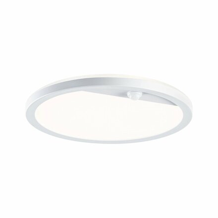 PAULMANN LED venkovní panel Lamina vč. pohybové čidlo IP44 kruhové 280mm 3000K 14,5W 230V bílá umělá hmota