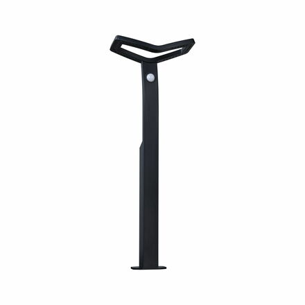 PAULMANN LED stojací svítidlo Smart Home Zigbee 3.0 Alara pohybové čidlo neláká hmyz IP44 hranaté 665mm 3000 - 2200K 10W 230V antracit kov