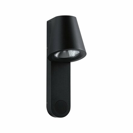 PAULMANN LED venkovní nástěnné svítidlo Caissa pohybové čidlo HF senzor IP44 105x127mm 3000K 9W 230V 65° antracit hliník