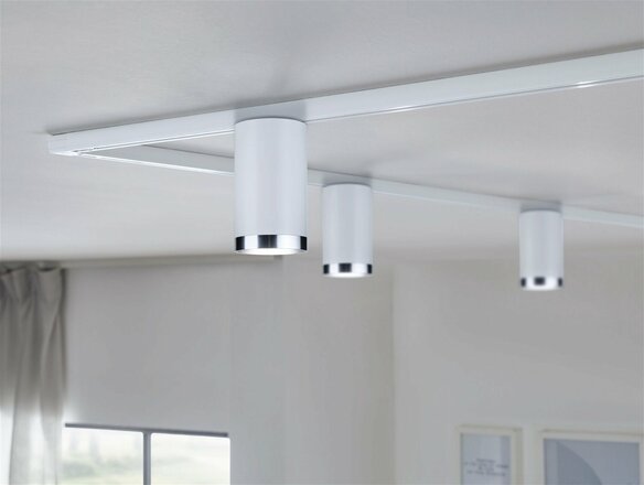 PAULMANN URail LED lištový spot Tube GU10 max. 10W 230V bílá