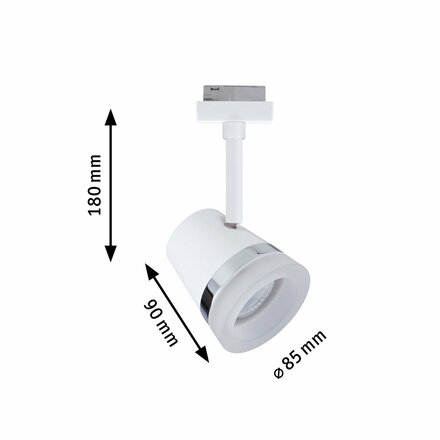 PAULMANN URail lištový spot Cone spot GU10 max. 10W 230V bílá