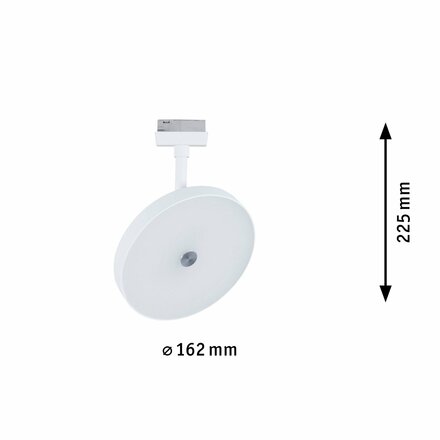 PAULMANN URail LED lištový spot 3-krokové-stmívatelné Hildor 15W 4000K stmívatelné 230V bílá