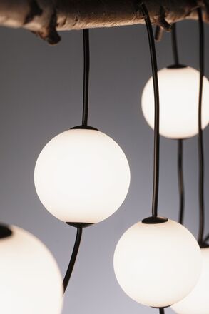 PAULMANN Plug &amp; Shine LED světelný řetěz Naima základní sada IP67 3000K 6x1W 5,88m černá