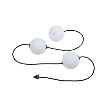 PAULMANN Solární LED světelný řetěz Taina prodlužovací sada IP67 3000K 1,71m černá