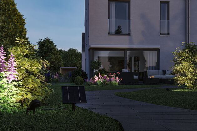 PAULMANN Plug & Shine solární panel IP44 24V max. 21W antracit