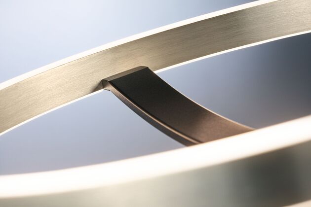 PAULMANN LED stolní lampa 3-krokové-stmívatelné Melira 2700K 10W černá mat/zlatá