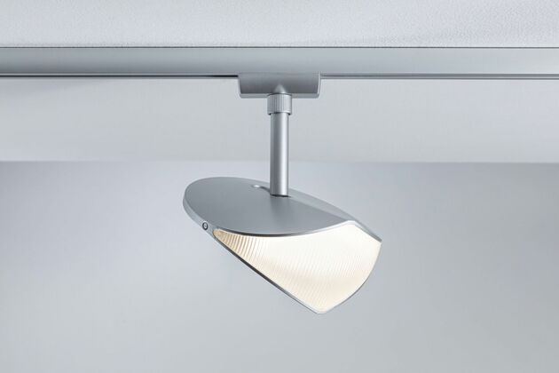 PAULMANN URail LED lištový spot 3-krokové-stmívatelné Alejandro 10W 3000K stmívatelné 230V matný chrom