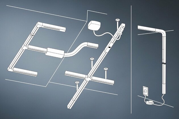 PAULMANN URail spot Ceiling Socket černá max. 1x20W E27 stmívatelné bez zdroje světla 949.75