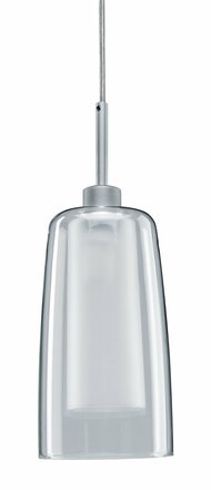 Paulmann URail LED Pendulum Arido II 5W GU10 chrom mat čiré saténové sklo 949.98 P 94998