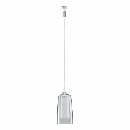 Paulmann URail LED Pendulum Arido II 5W GU10 chrom mat čiré saténové sklo 949.98 P 94998