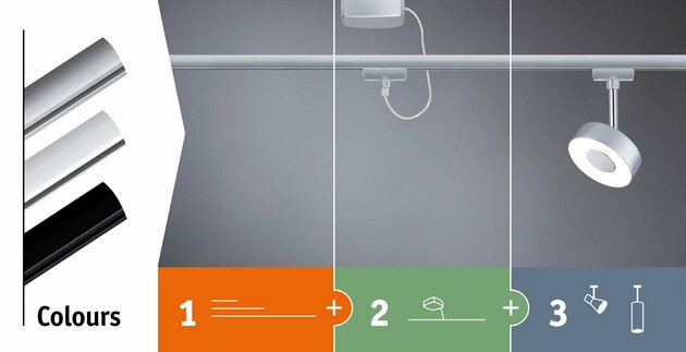 Paulmann URail LED Panel Loop 7W Chrom mat 953.19 P 95319