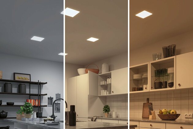 PAULMANN Smart Home Zigbee LED vestavné svítidlo Veluna VariFit měnitelná bílá 215mm x 215mm IP44 17W 953.85