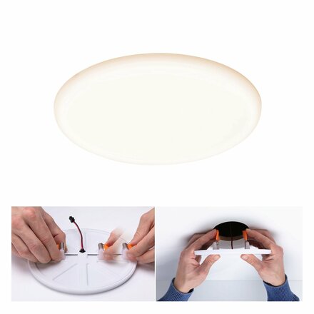 PAULMANN Smart Home Zigbee LED vestavné svítidlo Veluna VariFit měnitelná bílá 215mm IP44 17W 953.87