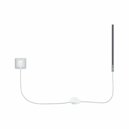 PAULMANN URail napájecí kabel s vypínačem 2m max. 1000W matný chrom