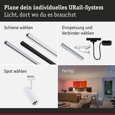 PAULMANN URail spot Smart Home Zigbee 3.0 Tarie RGBW 4,5W RGBW+ stmívatelné 230V bílá
