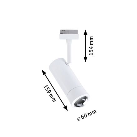 PAULMANN URail spot Smart Home Zigbee 3.0 Tarie RGBW 4,5W RGBW+ stmívatelné 230V bílá