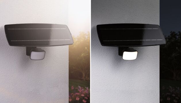 PAULMANN Solární reflektor Smart Home Zigbee 3.0 Flotas Zigbee IP65 3000K antracit