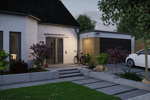 PAULMANN Solární reflektor Smart Home Zigbee 3.0 Flotas Zigbee IP65 3000K antracit