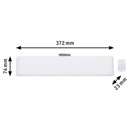 PAULMANN URail Lightbar 3-krokové-stmívatelné Ceris 9,5W 3000K stmívatelné 230V bílá