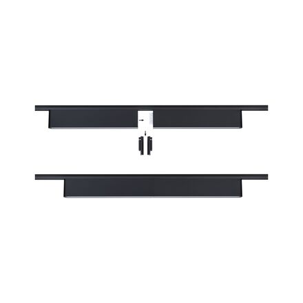 PAULMANN URail Lightbar 3-krokové-stmívatelné Ceris 9,5W 3000K stmívatelné 230V černá mat