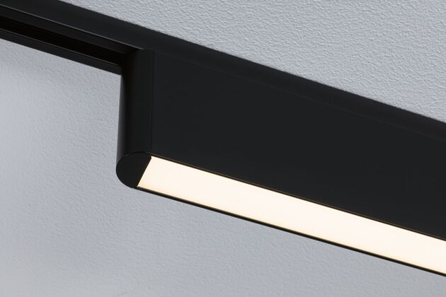 PAULMANN URail Lightbar 3-krokové-stmívatelné Ceris 9,5W 3000K stmívatelné 230V černá mat