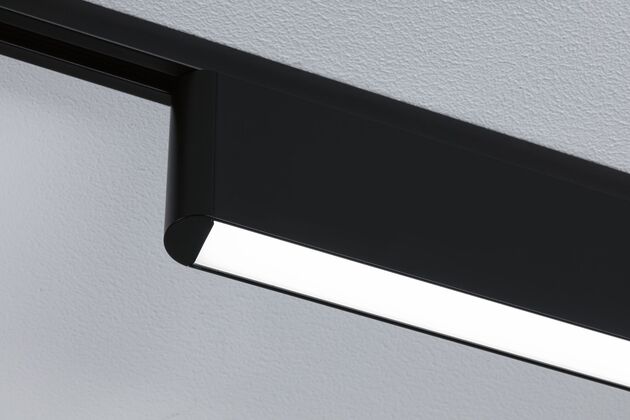 PAULMANN URail Lightbar 3-krokové-stmívatelné Ceris 9,5W 4000K stmívatelné 230V černá mat