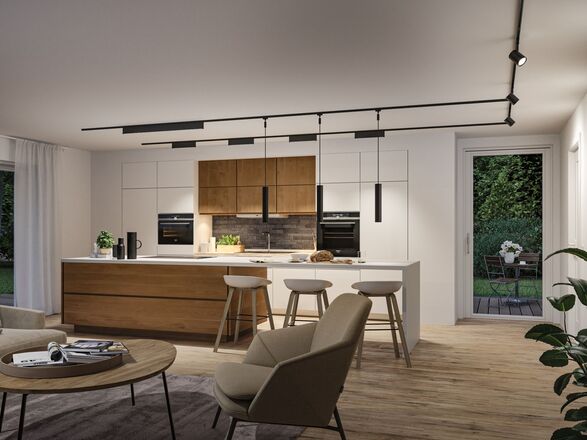 PAULMANN URail Lightbar 3-krokové-stmívatelné Zelos 10W 3000K stmívatelné 230V černá mat