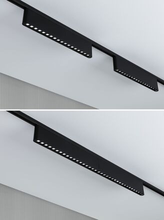 PAULMANN URail Lightbar 3-krokové-stmívatelné Zelos 10W 4000K stmívatelné 230V černá mat