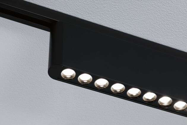 PAULMANN URail Lightbar 3-krokové-stmívatelné Zelos 10W 4000K stmívatelné 230V černá mat
