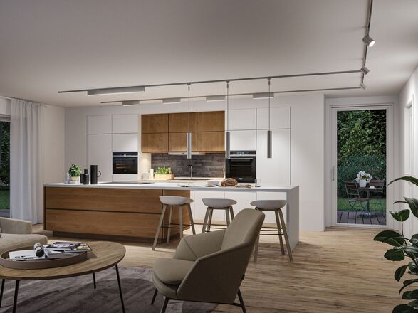 PAULMANN URail Lightbar 3-krokové-stmívatelné Zelos 10W 4000K stmívatelné 230V matný chrom