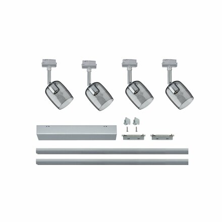 PAULMANN URail sada Blossom Rauch matný chrom bez zdroje světla max. 4x10W G9 968.99 P 96899