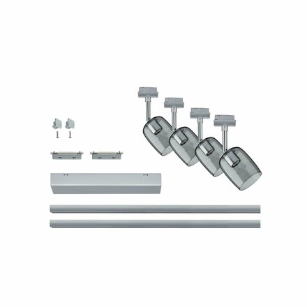 PAULMANN URail sada Blossom Rauch matný chrom bez zdroje světla max. 4x10W G9 968.99 P 96899