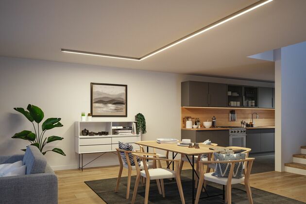 PAULMANN Linion světelná lišta 1,5m 24V 25,5W 3000K matný chrom