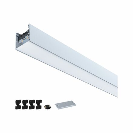 PAULMANN Linion napájení Power Channel 230/24V 17W matný chrom 1m