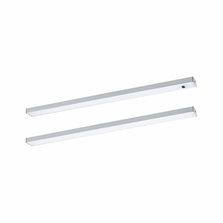 PAULMANN LED podskříňkové svítidlo Inline 2ks sada 2x4W 350x26mm 24V matný chrom čidlo