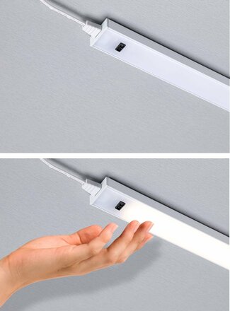 PAULMANN LED podskříňkové svítidlo Inline 2ks sada 2x4W 350x26mm 24V bílá mat čidlo