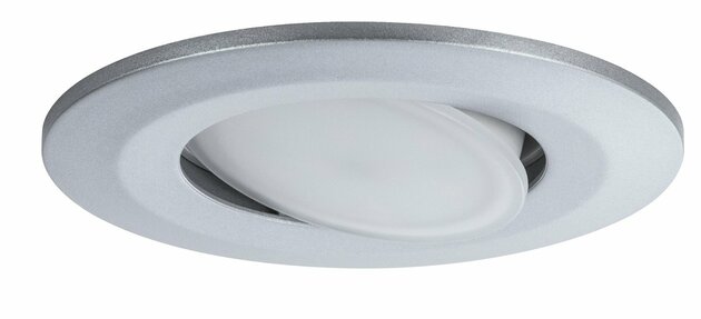 PAULMANN Vestavné svítidlo LED Calla kruhové 1x6,5W matný chrom výklopné 999.32 P 99932