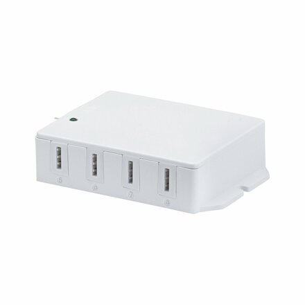 PAULMANN Nábytkové svítidlo Clever Connect trafo max. 36W 12V DC včetně 8-násobného rozbočovače bílá 999.48