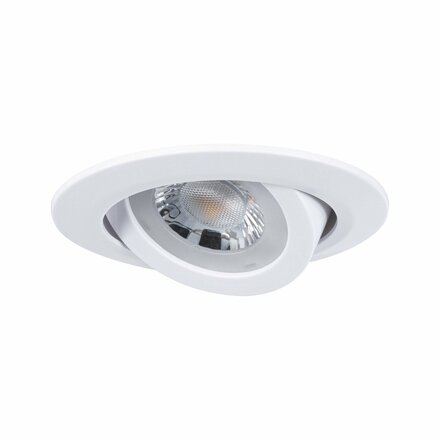 PAULMANN LED vestavné svítidlo 3-krokové-stmívatelné 10ks-sada výklopné kruhové 82mm 70° 10x4,8W 230V 3000K bílá mat