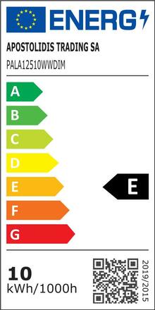 ACA Lighting LED FILAMENT E27 DIM G125 10W 2700K 230V 1220lm RA80 PALA12510WWDIM